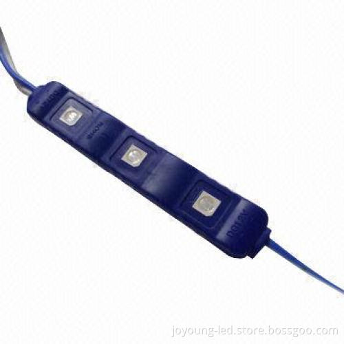 Super brightness waterproof 3 LEDs 5050 LED injection module, safe and stable